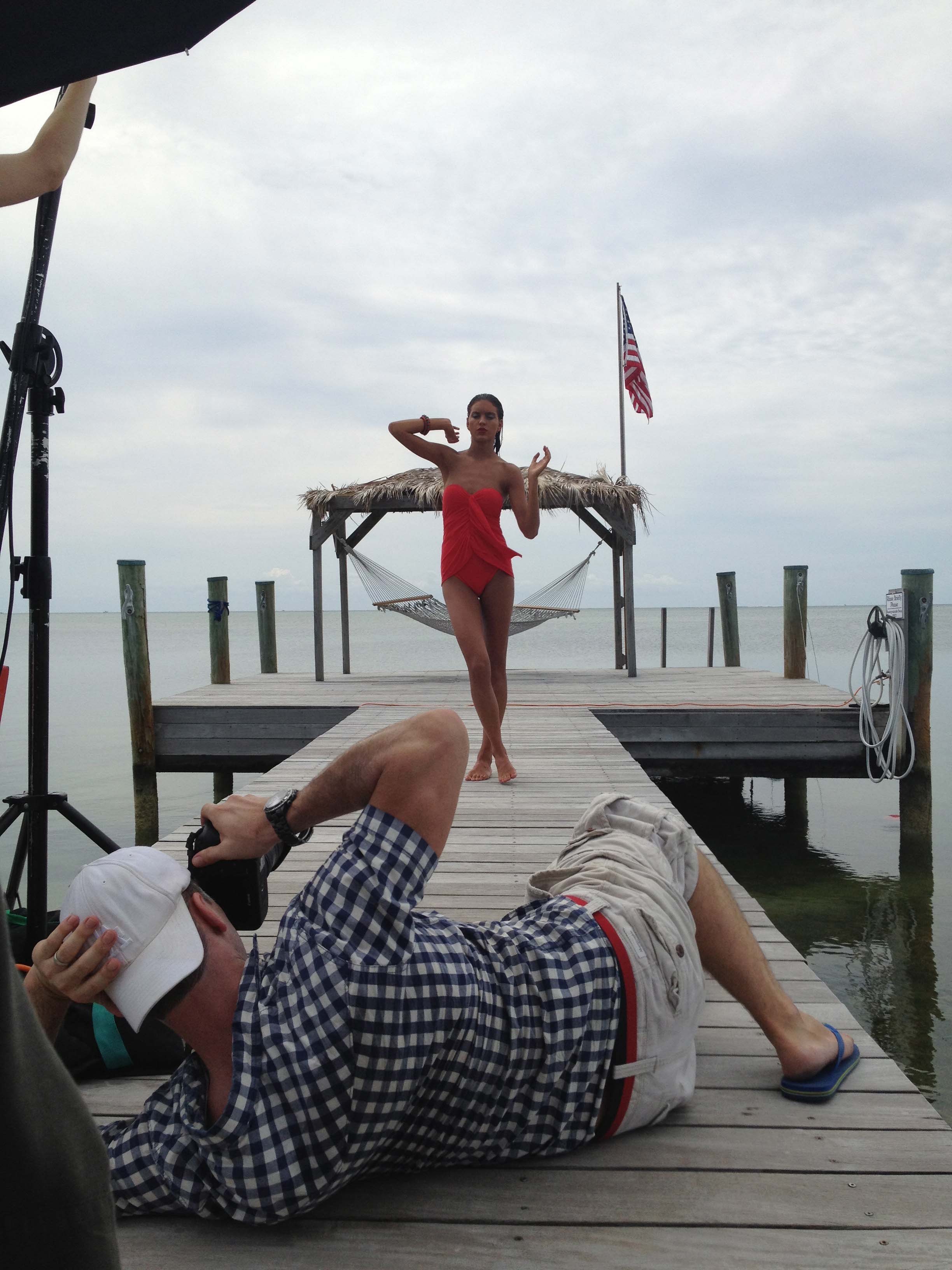 Behind the scenes for the cruise 2013 catalog shoot